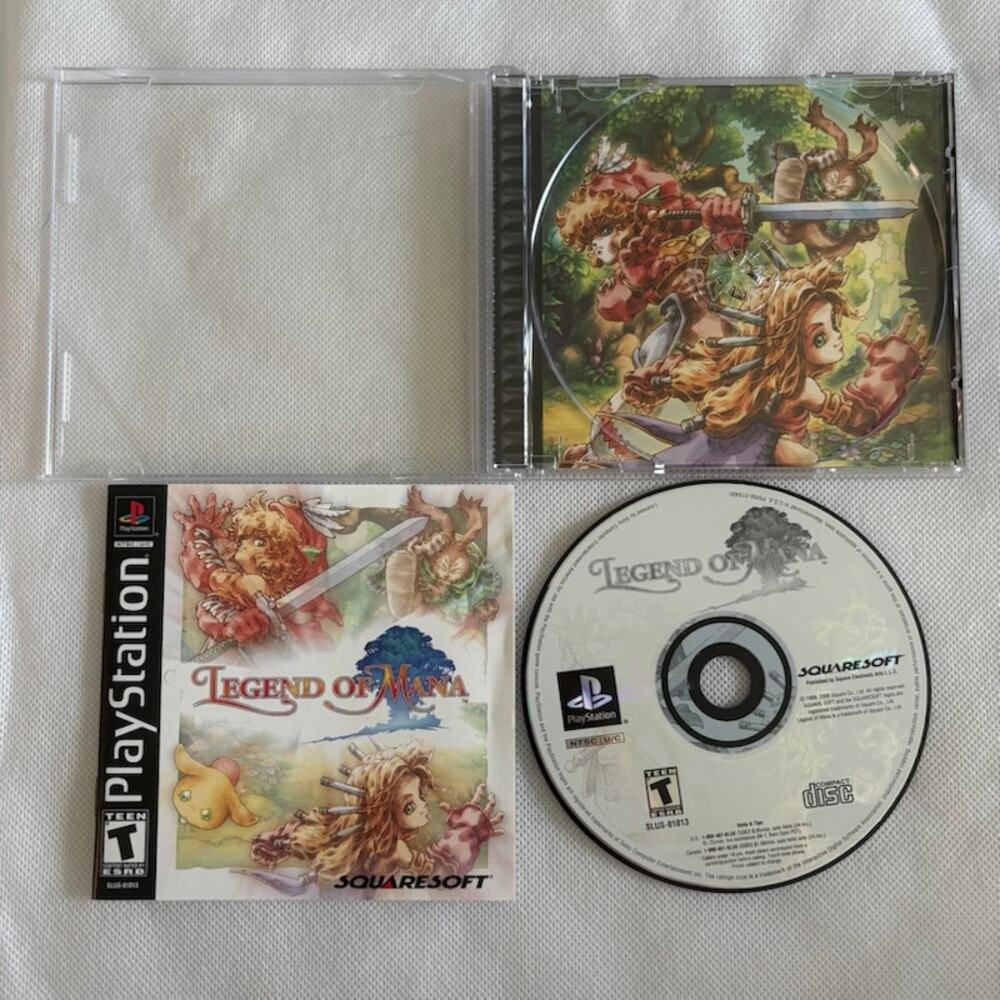 Legend of Mana (Sony PlayStation PS1, 2000) CIB w/Manual Tested Works EXC - Picture 5 of 11